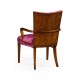 Biedermeier Style Mahogany Dining Arm Chair