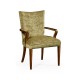 Biedermeier Style Mahogany Dining Arm Chair