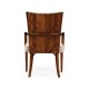 Biedermeier Style Mahogany Dining Arm Chair
