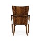 Biedermeier Style Mahogany Dining Arm Chair