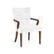 Biedermeier Style Mahogany Dining Arm Chair
