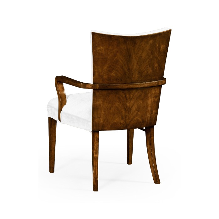 Biedermeier Style Mahogany Dining Arm Chair
