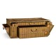 Travel Trunk Style Coffee Table with Storage