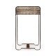 50's Americana side table with steel details