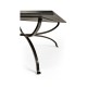 Églomisé and Bronze Square Coffee Table