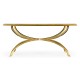 Églomisé and Gilded Square Coffee Table 