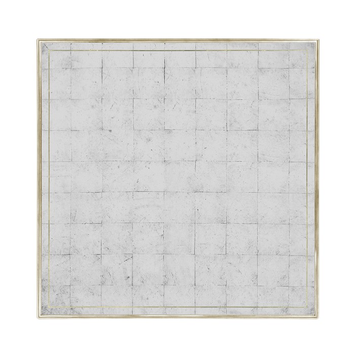 Églomisé and Silver Square Coffee Table