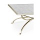 Églomisé and Silver Square Coffee Table