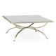 Églomisé and Silver Square Coffee Table