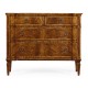 Regency Walnut Reverse Breakfront Chest