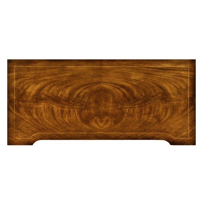Regency Walnut Reverse Breakfront Chest