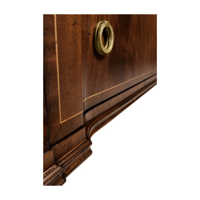 Regency Mahogany Reverse Breakfront Chest