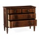 Regency Mahogany Reverse Breakfront Chest