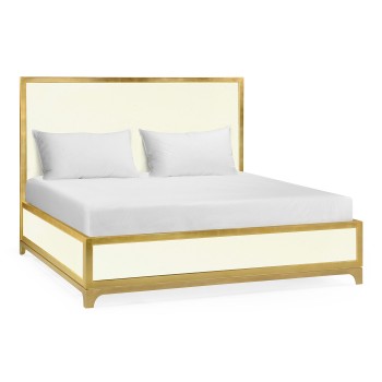 Blanc & Gold Cali King Bed 
