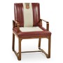 50's Americana Leather Easy Chair
