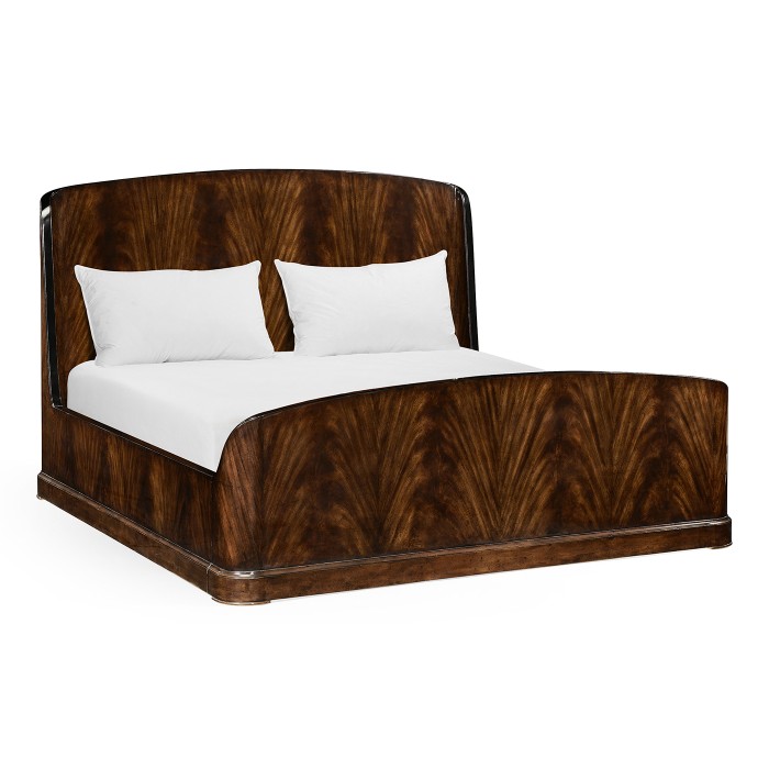 Biedermeier Mahogany UK King Bed