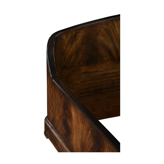 Biedermeier Mahogany UK Queen Bed