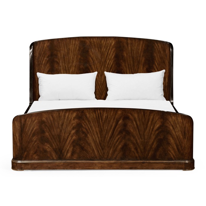 Biedermeier Mahogany US King Bed