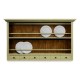 Gustavian Style Walnut Plate Rack
