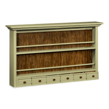 Gustavian Style Walnut Plate Rack