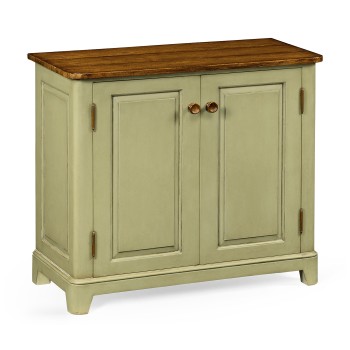 Gustavian style two door cupboard