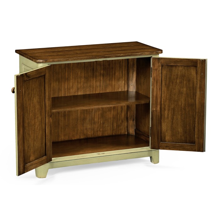 Gustavian style two door cupboard