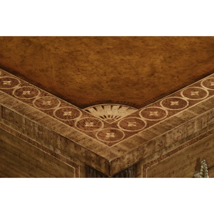Napoleon III style writing table with fine inlay