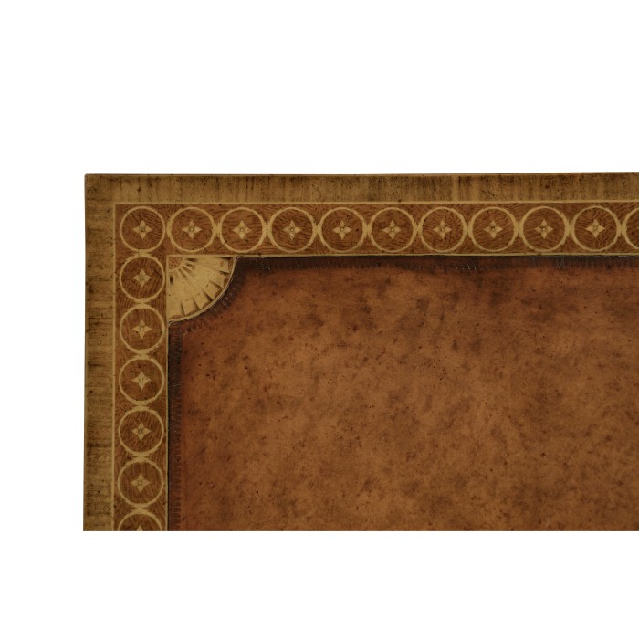 Napoleon III style writing table with fine inlay