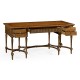 Napoleon III style writing table with fine inlay