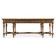 Napoleon III style coffee table with fine inlay