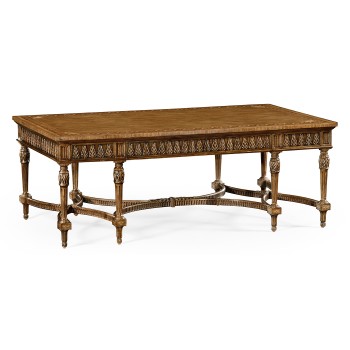 Napoleon III style coffee table with fine inlay