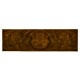 French style Mahogany console with brass gallery
