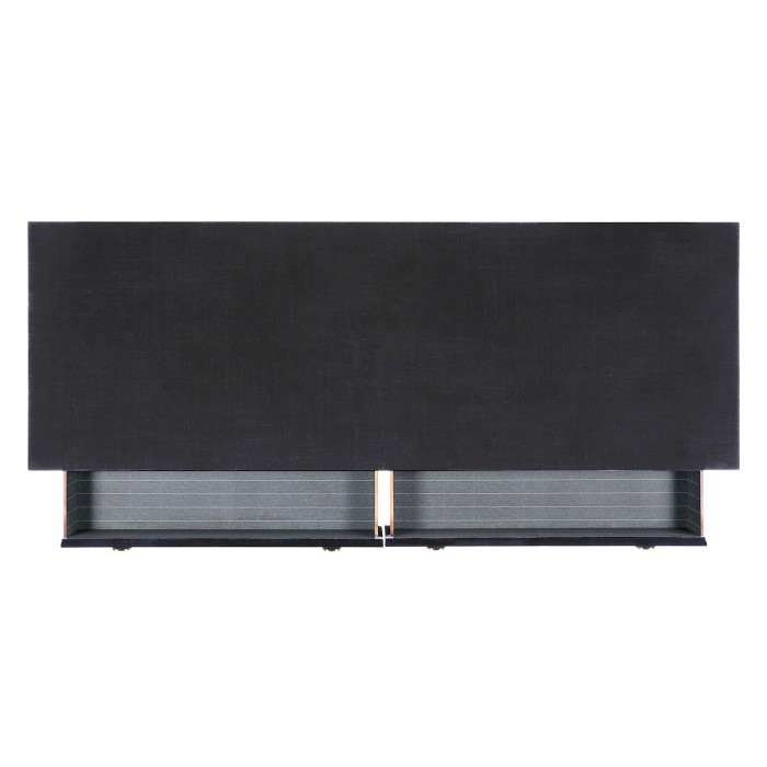 Charcoal & Gold Double Low Chest 