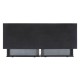 Charcoal & Gold Double Low Chest 