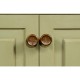 Gustavian style two door cupboard with drawers
