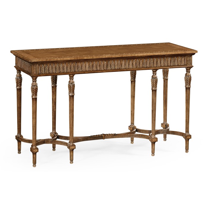 Napoleon III Style Console with Fine Inlay