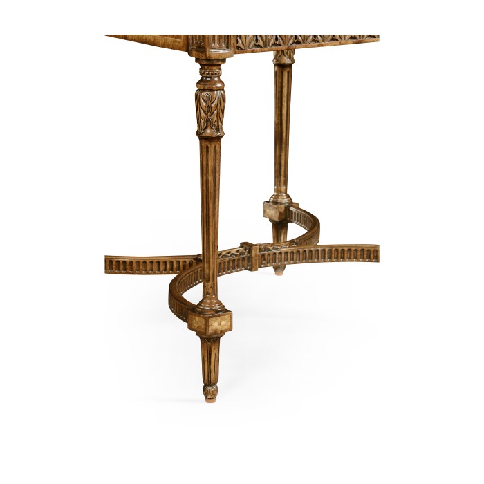 Napoleon III style side table with fine inlay