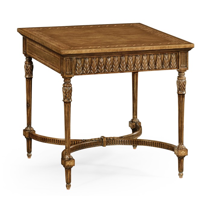 Napoleon III style side table with fine inlay