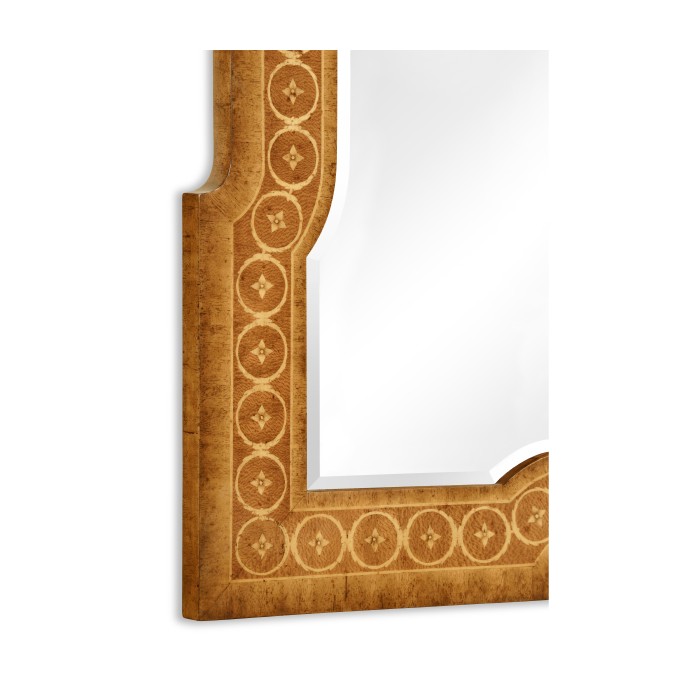 Napoleon III style wall mirror fine inlay