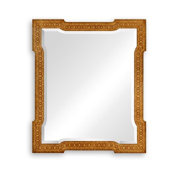 Napoleon III style wall mirror fine inlay