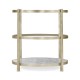 Silver Three Tier Table