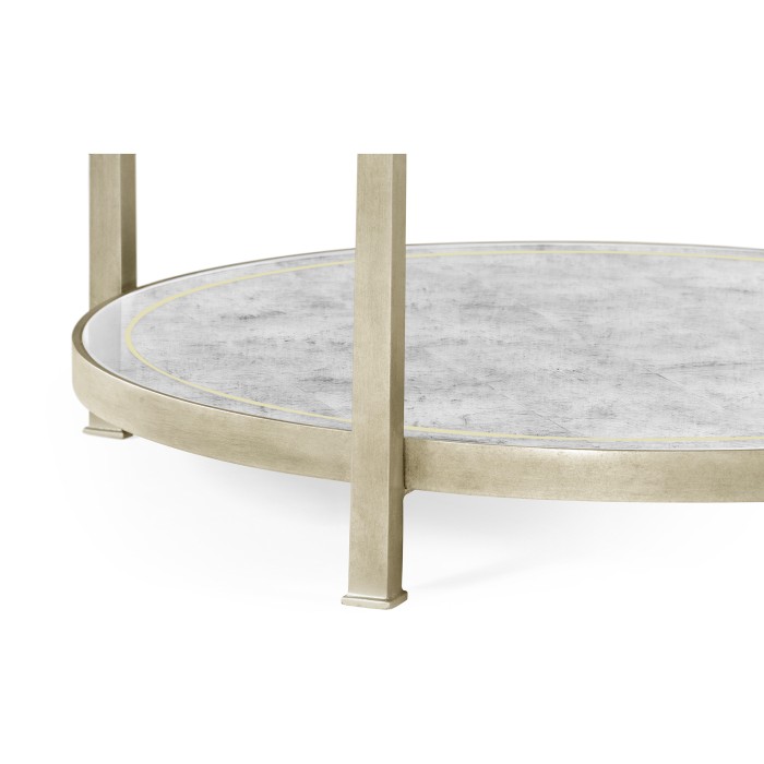 Silver Three Tier Table