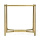 Gilded Square Side Table