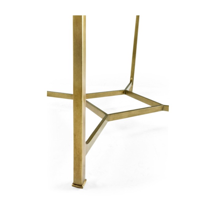 Gilded Square Side Table