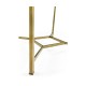 Gilded Square Side Table