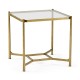 Gilded Square Side Table