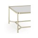 Silver Rectangular Coffee Table