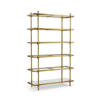 Gilded Six Tier Étagère