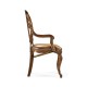 Sheraton Walnut Oval Back Arm Chair