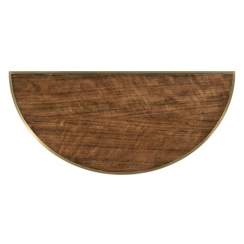 Hyedua hanging demilune bracket table